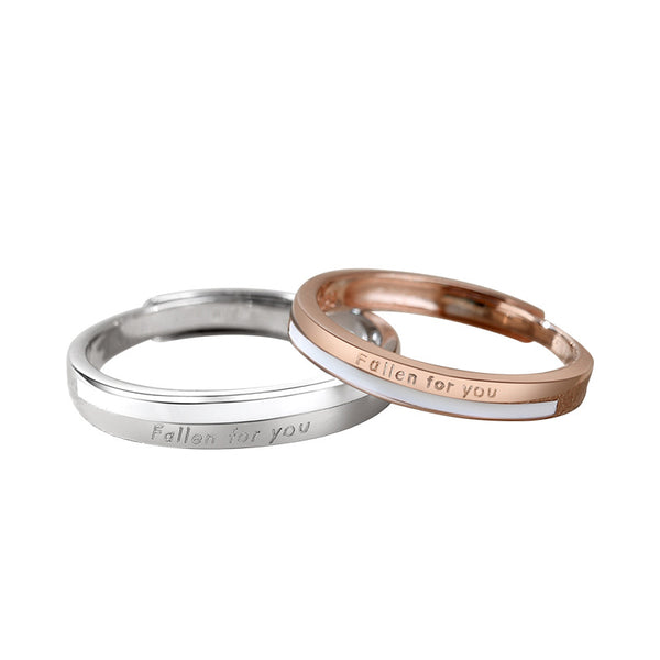 Fallen For You Open Ended Couple Rings