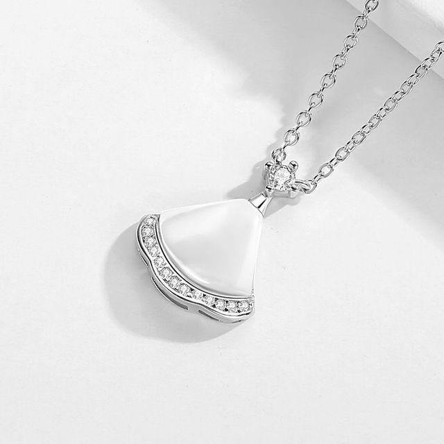 Cinderella Necklace in Sterling Silver - ybzring