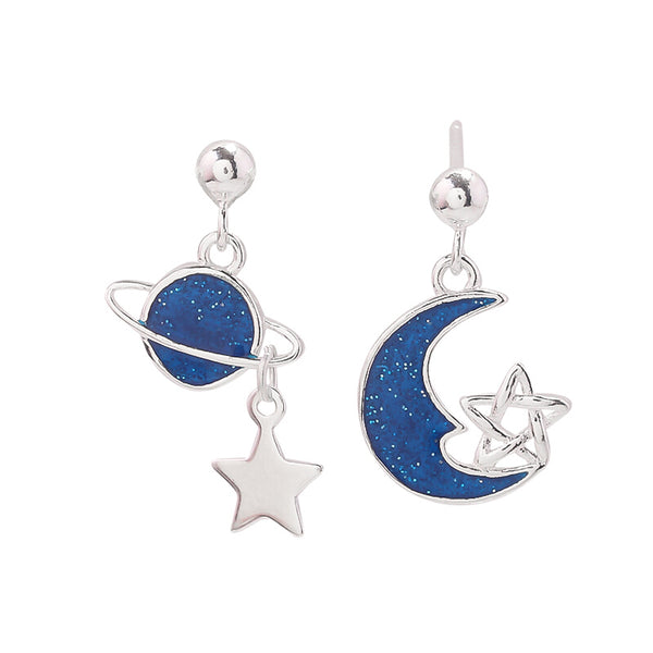 Moon & Planet Earrings